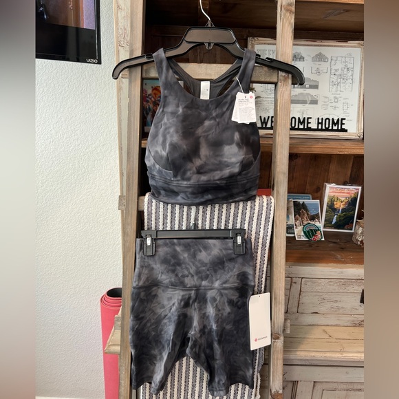 lululemon athletica Pants - NWT Lululemon women’s set wunder train long line bra and align hr short size 6/4